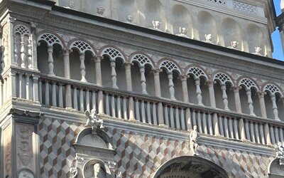 Cortile interno di accesso all'appartamento