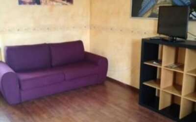 Soggiorno e zona giorno del Casa Vacanze Bergamo Centro Hup
