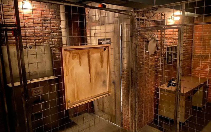 Ambientazione di una stanza di In Time Escape Room