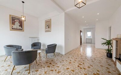 Esterno dell'edificio in Via Borgo Palazzo