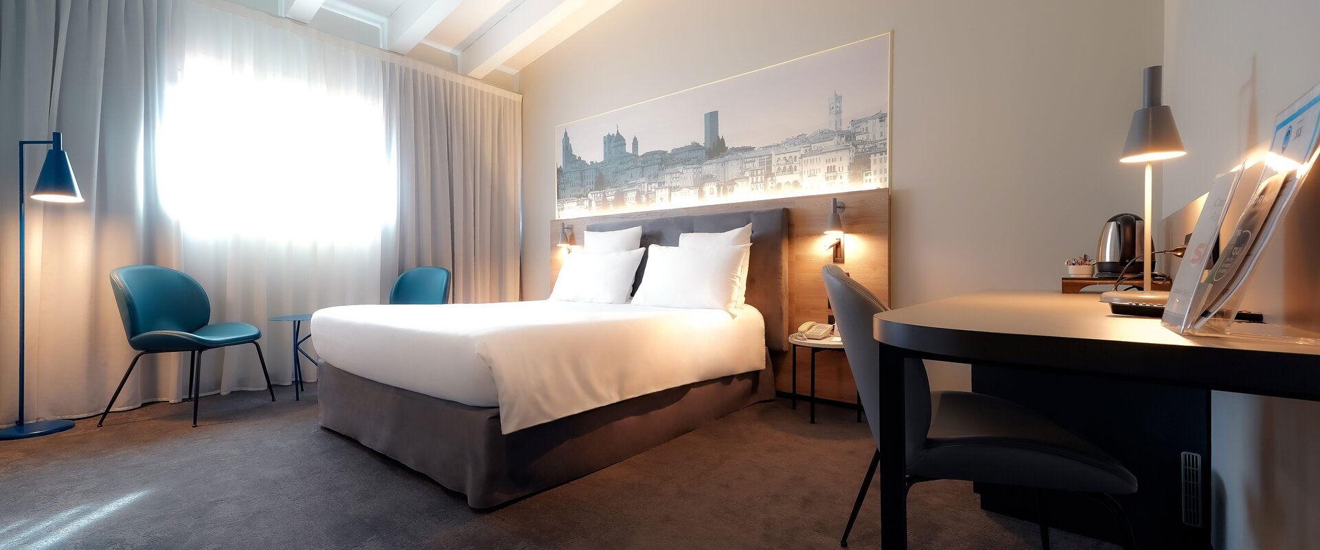 Mercure Bergamo Centro Palazzo Dolci, hotel 4 stelle Accor in Via Paleocapa di fronte al Centro Congressi