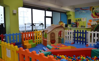Area baby morbida per i più piccoli