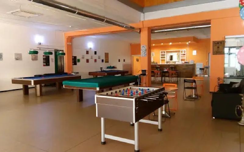Sala biliardo del Superplay Club a Bergamo