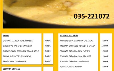 Sala interna della trattoria con dettagli storici