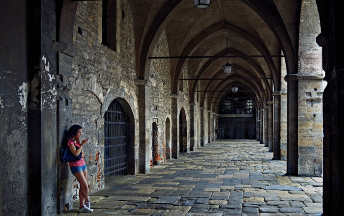 Università degli Studi di Bergamo, chiostro di Sant'Agostino in Città Alta